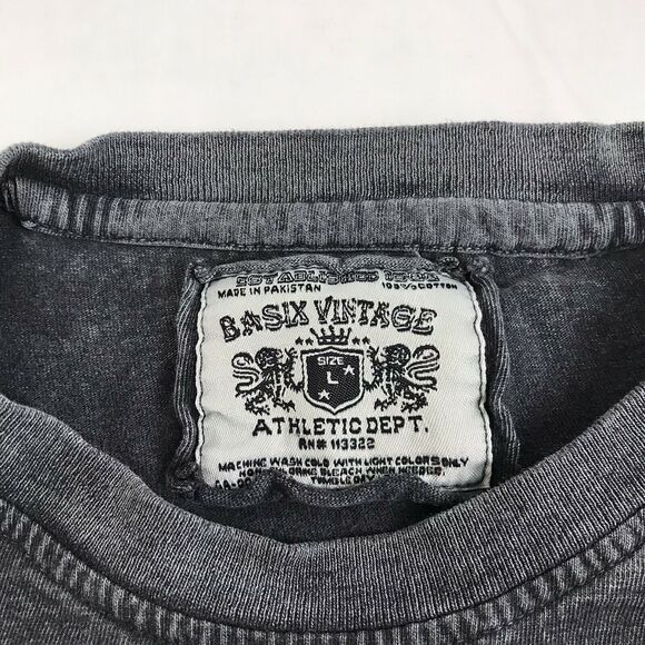Key West Florida distressed crop top tshirt‎ large Raw Hem Basix Vintage - Picture 2 of 10